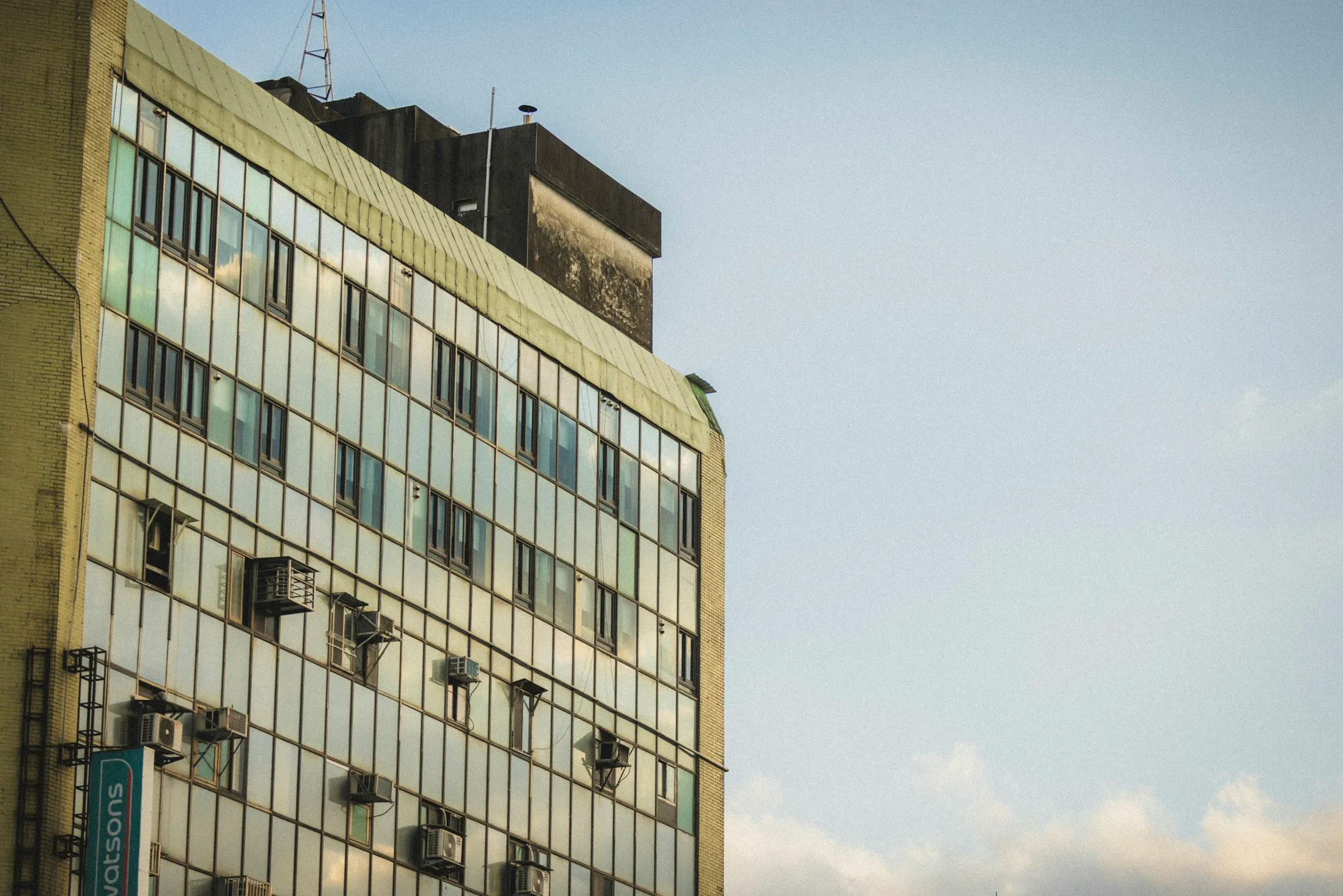 Commercial building exterior